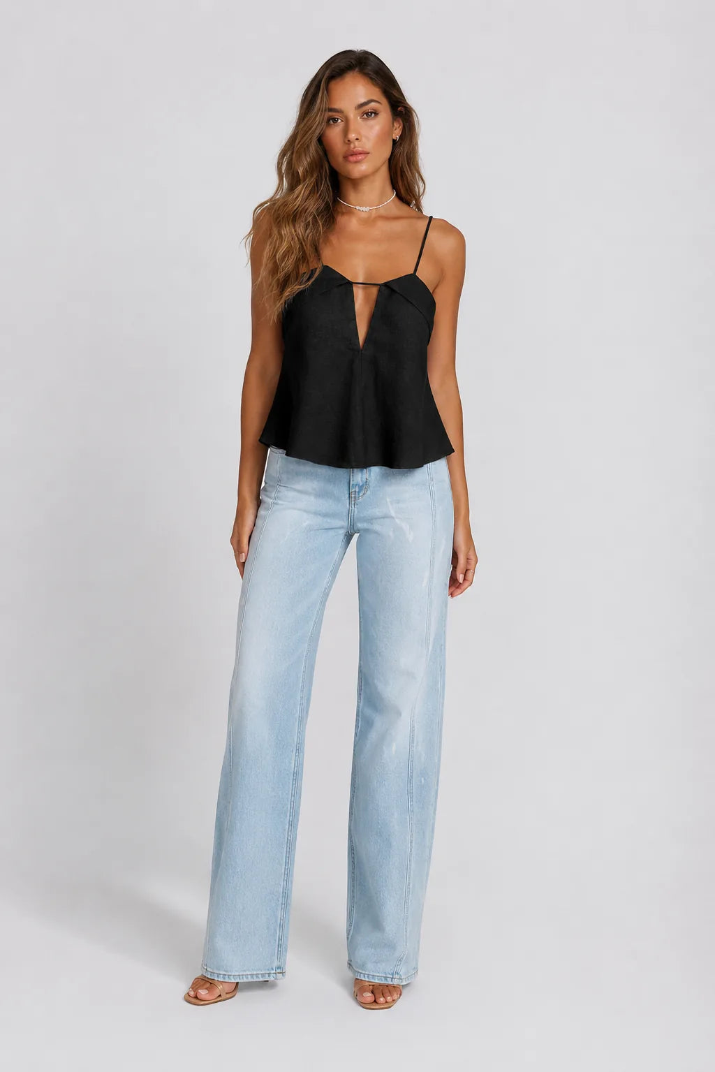 Blusa em Linho Nadine