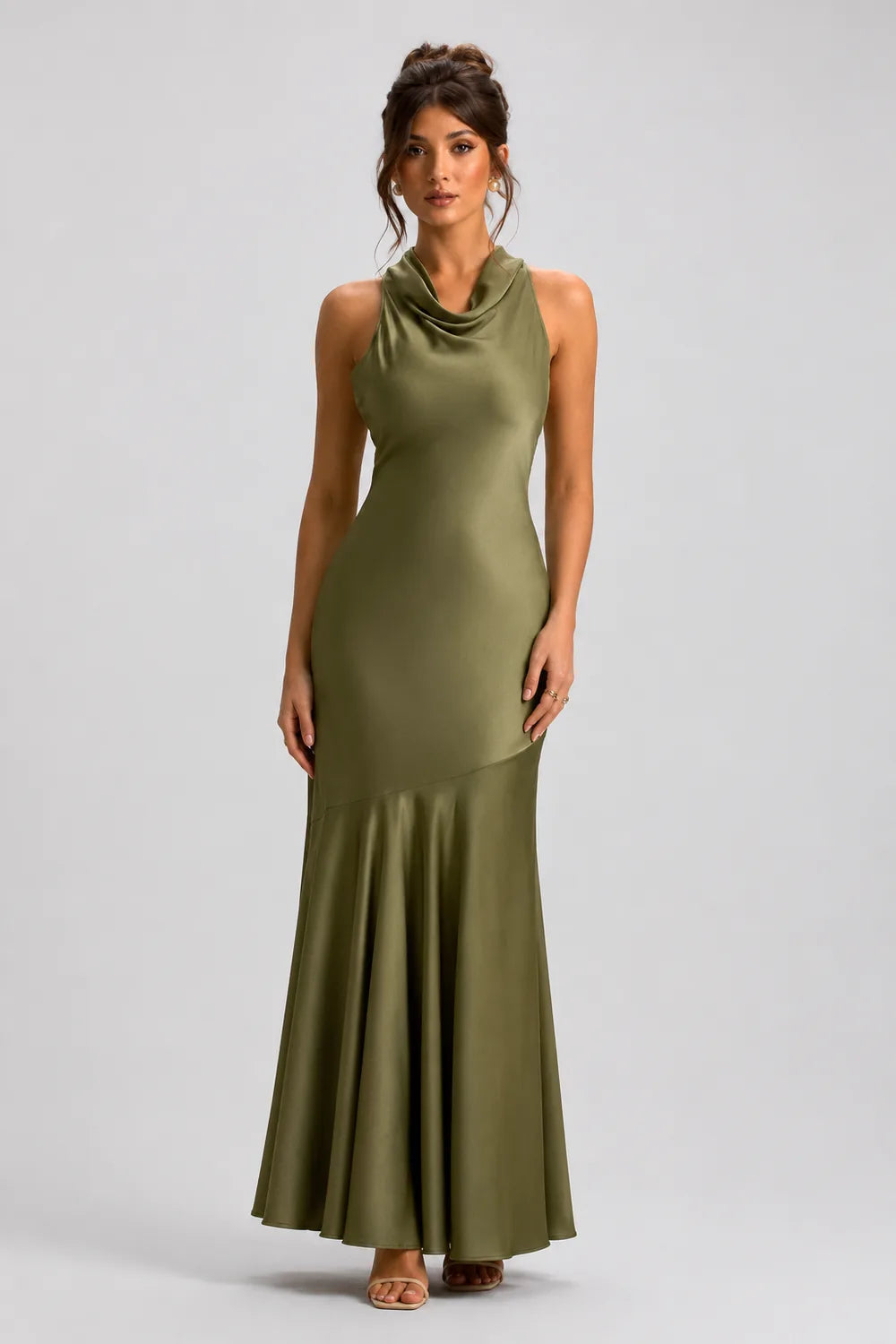 Vestido Longo Acetinado Saylor