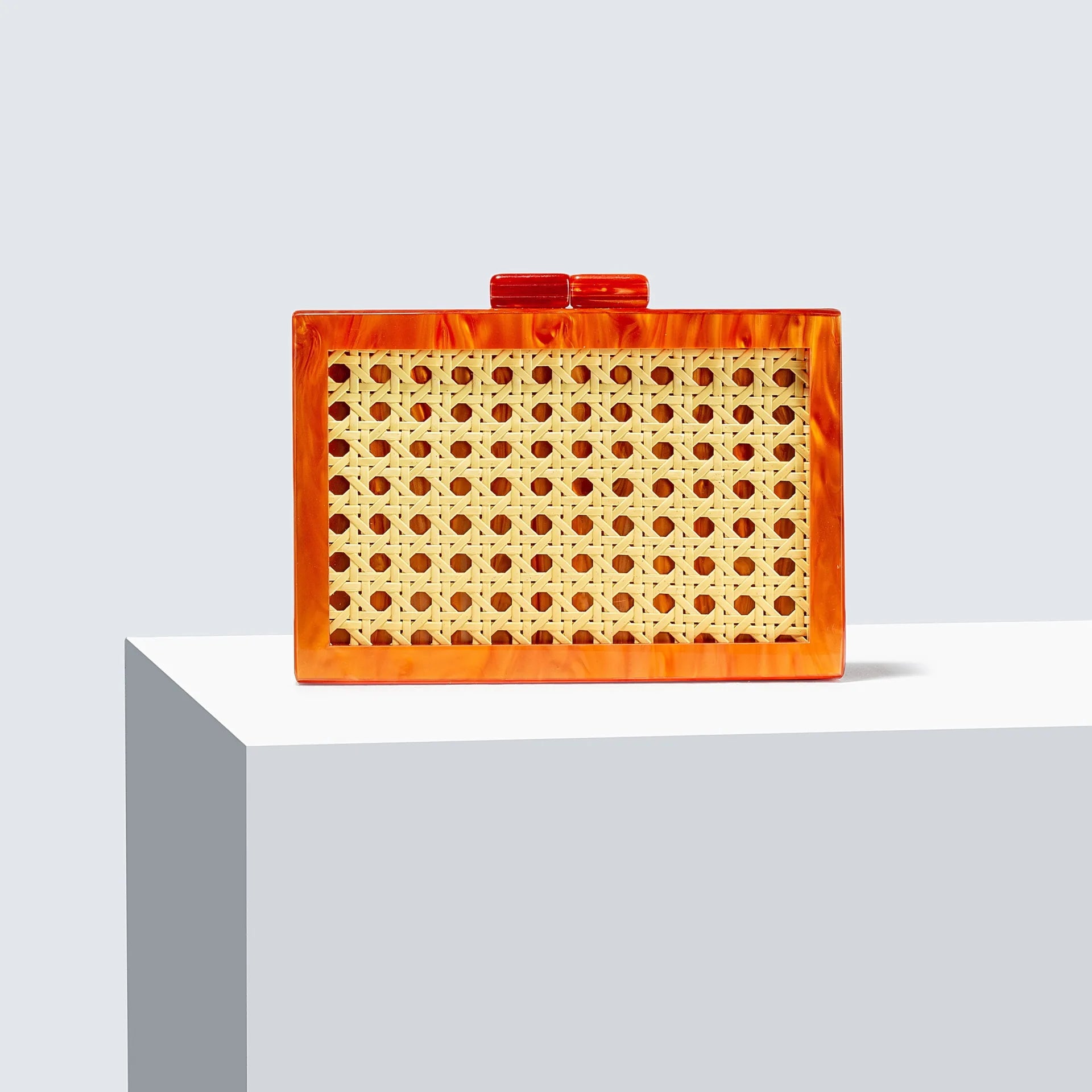 Bolsa Clutch Palha Rattan C06