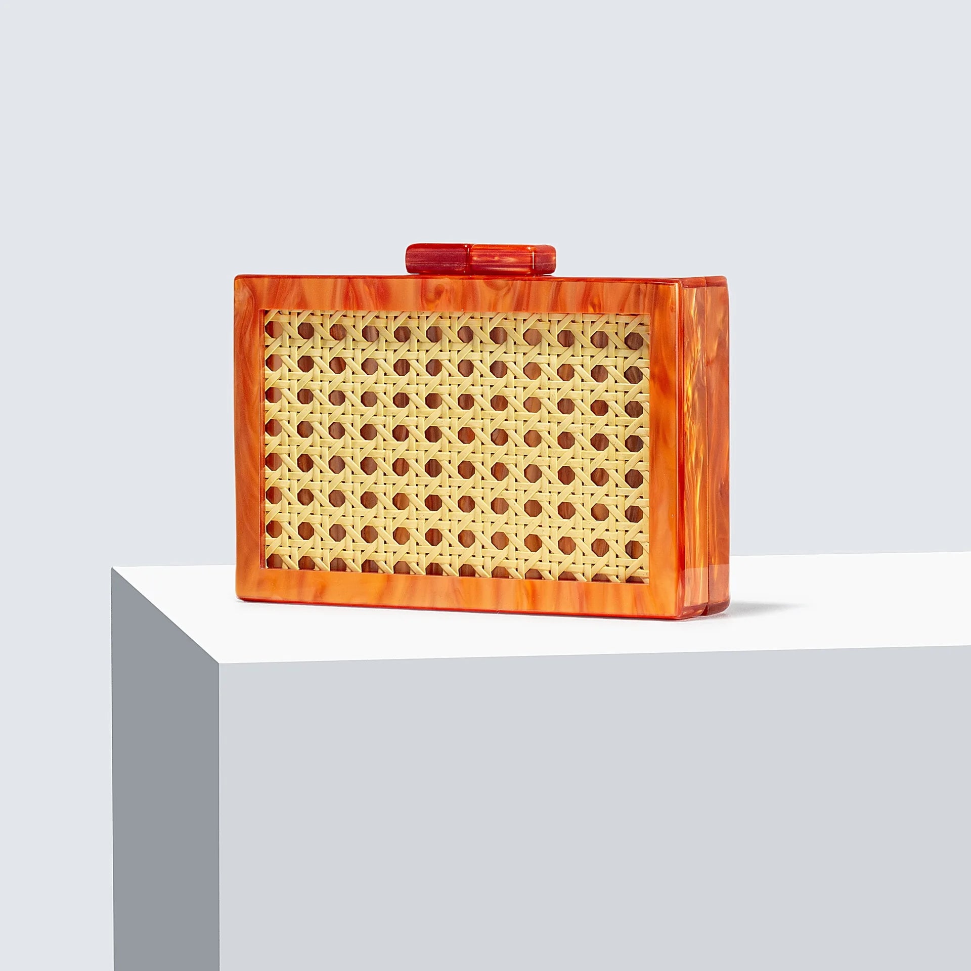 Bolsa Clutch Palha Rattan C06