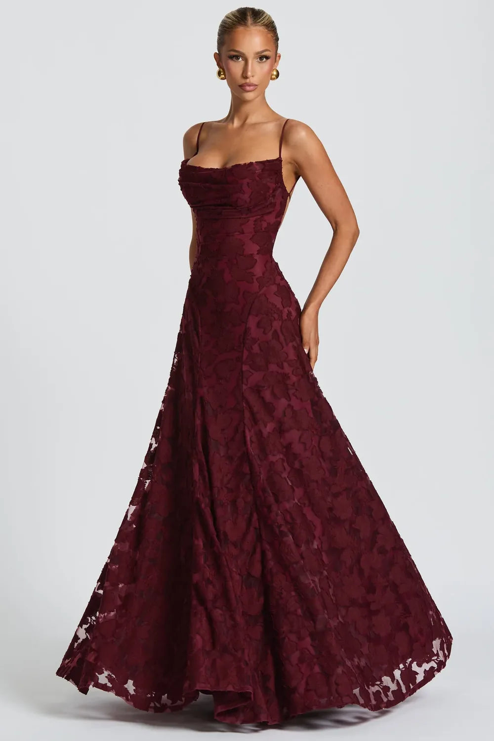 Vestido Longo em Renda Sinatra