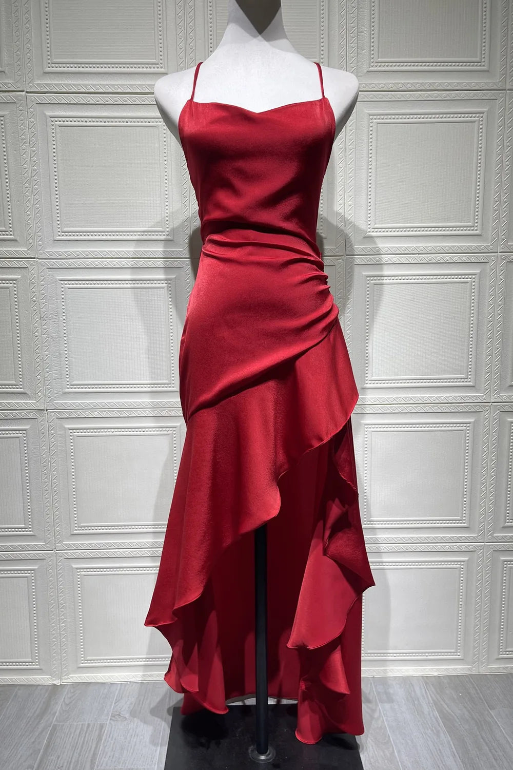 Vestido Longo Acetinado Solana