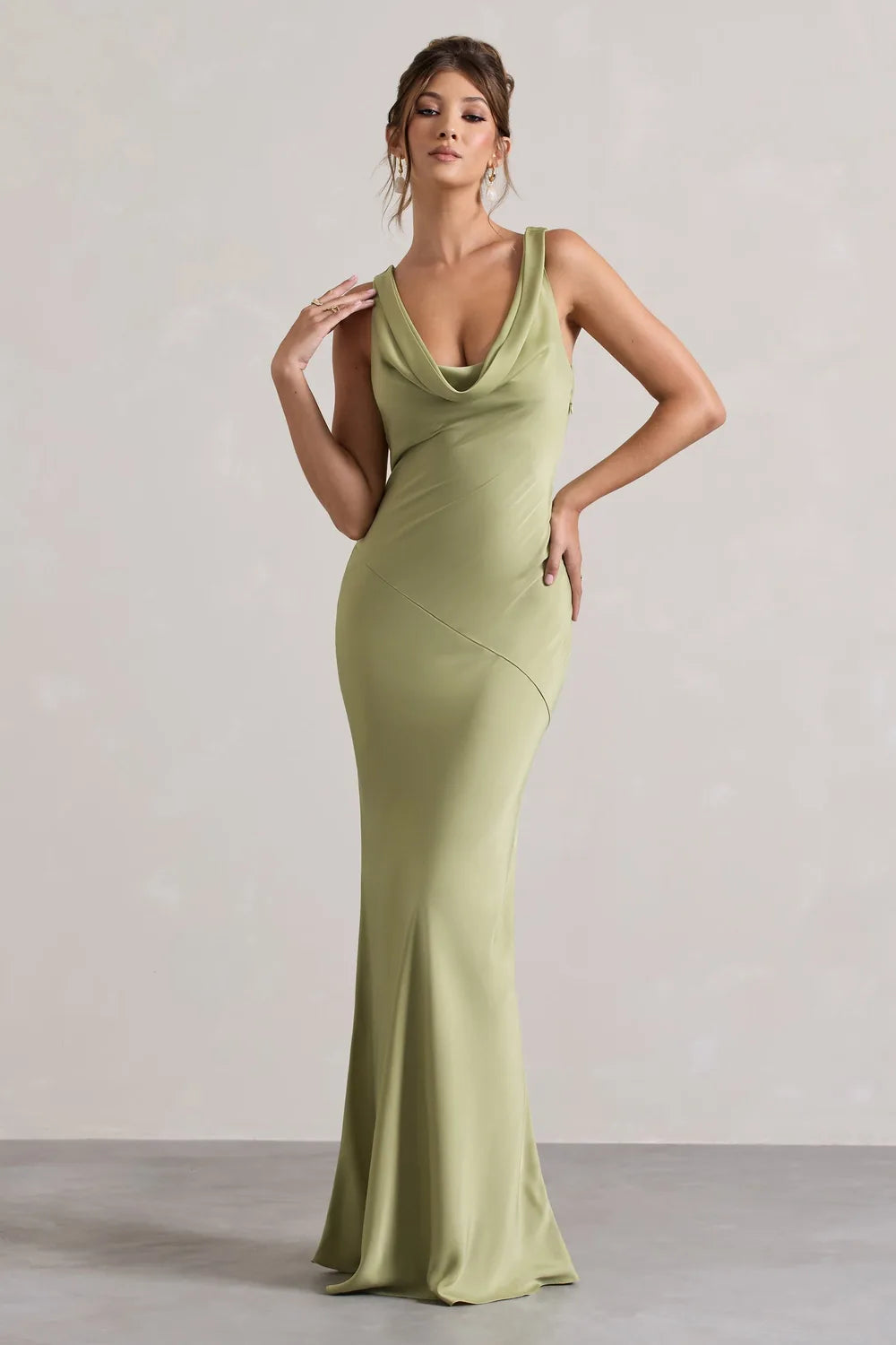 Vestido Longo Acetinado Liora