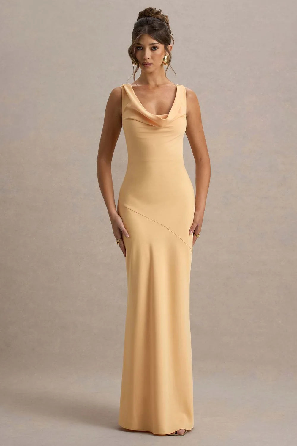 Vestido Longo Acetinado Liora