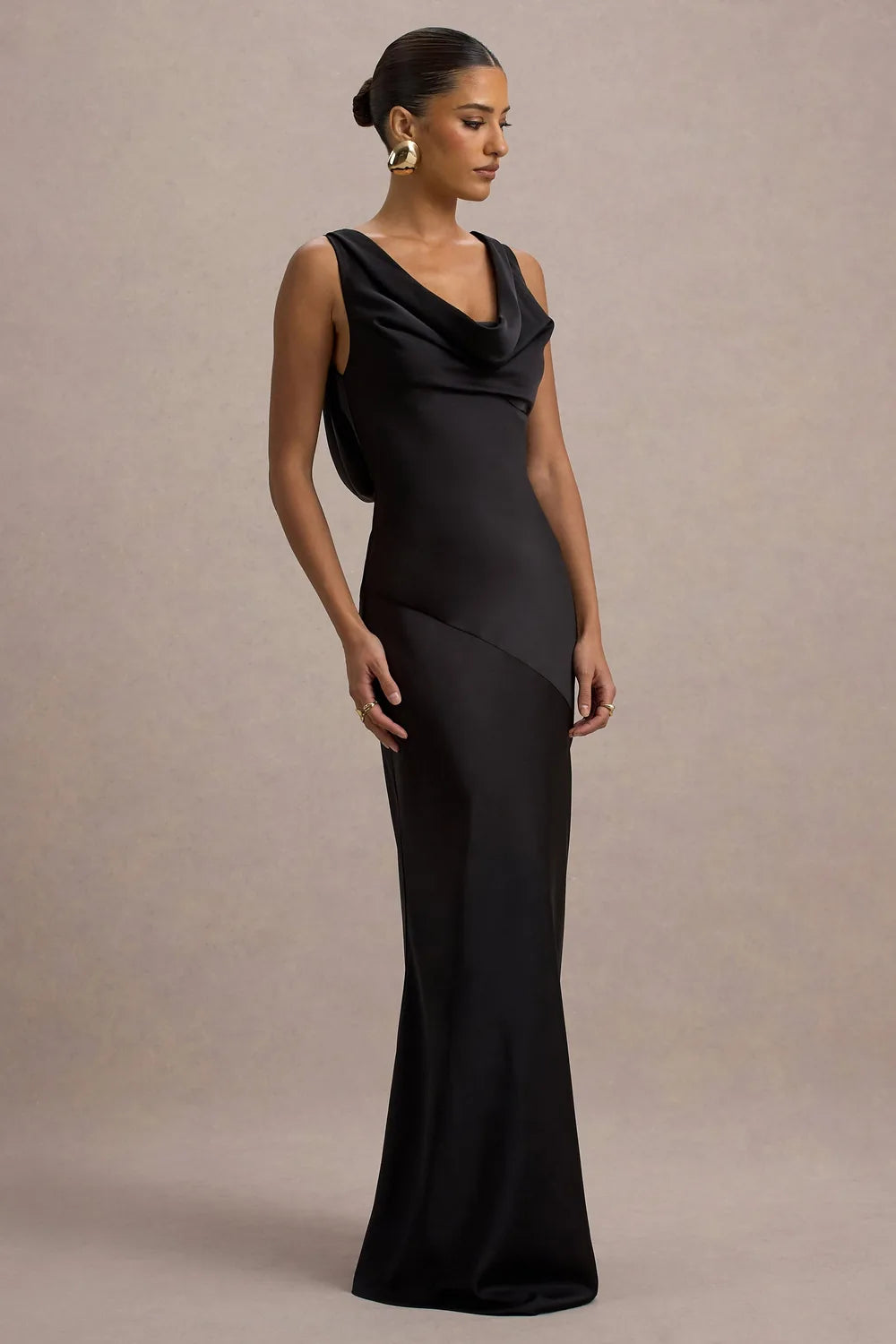 Vestido Longo Acetinado Liora