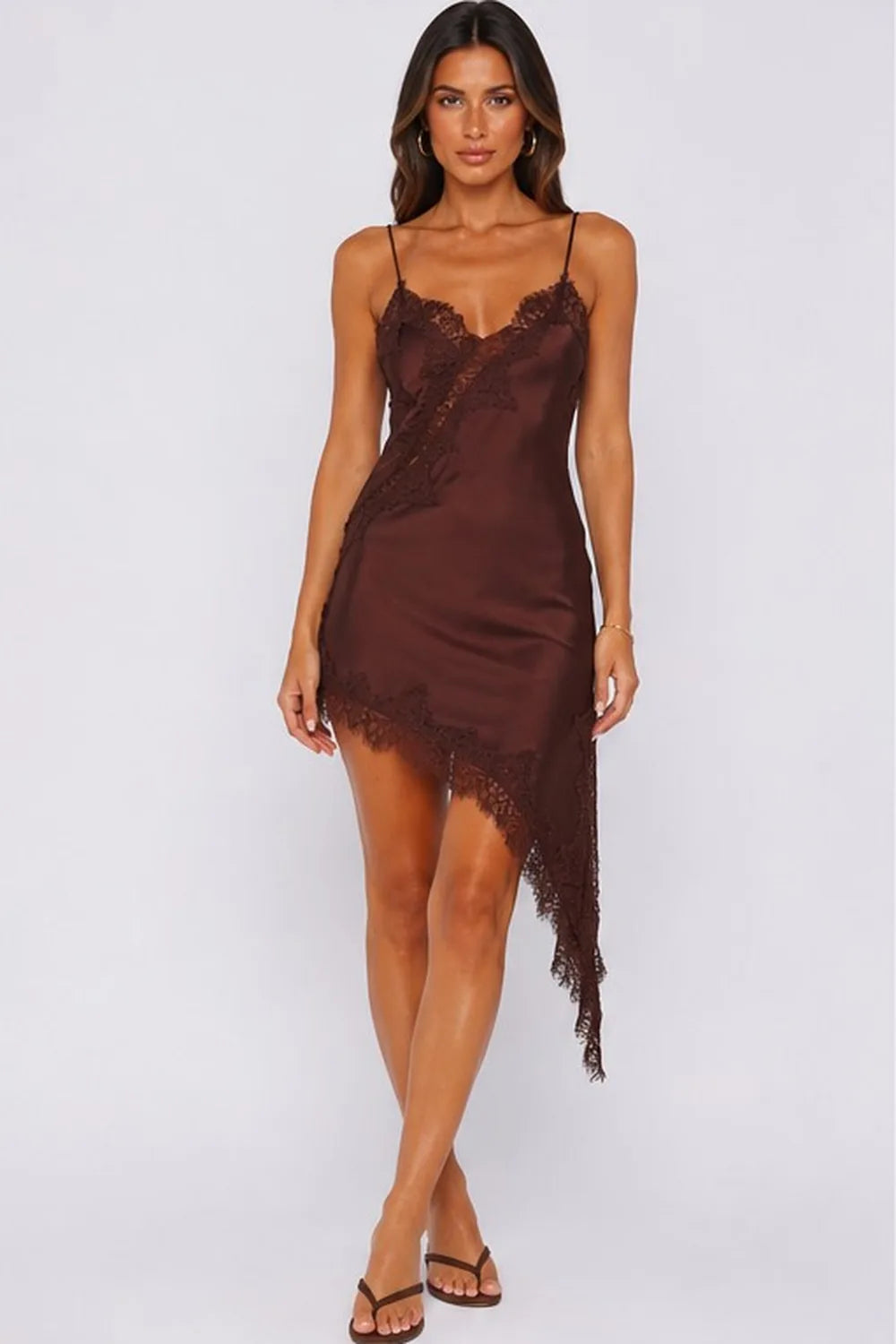 Vestido Curto Acetinado Desiré