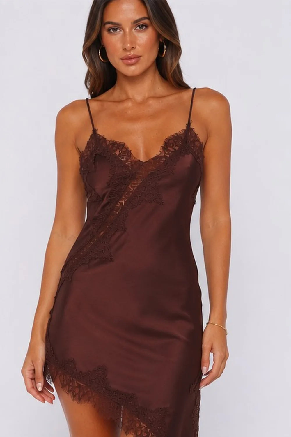 Vestido Curto Acetinado Desiré