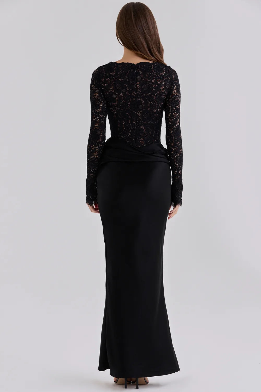 Vestido Longo em Renda Florin