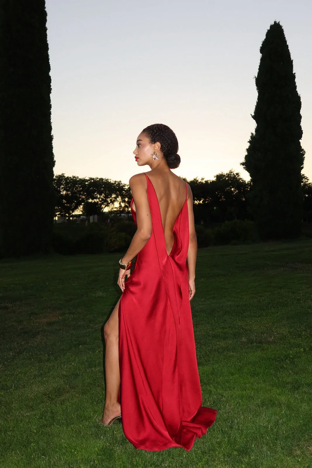 Vestido Longo Acetinado Mariah