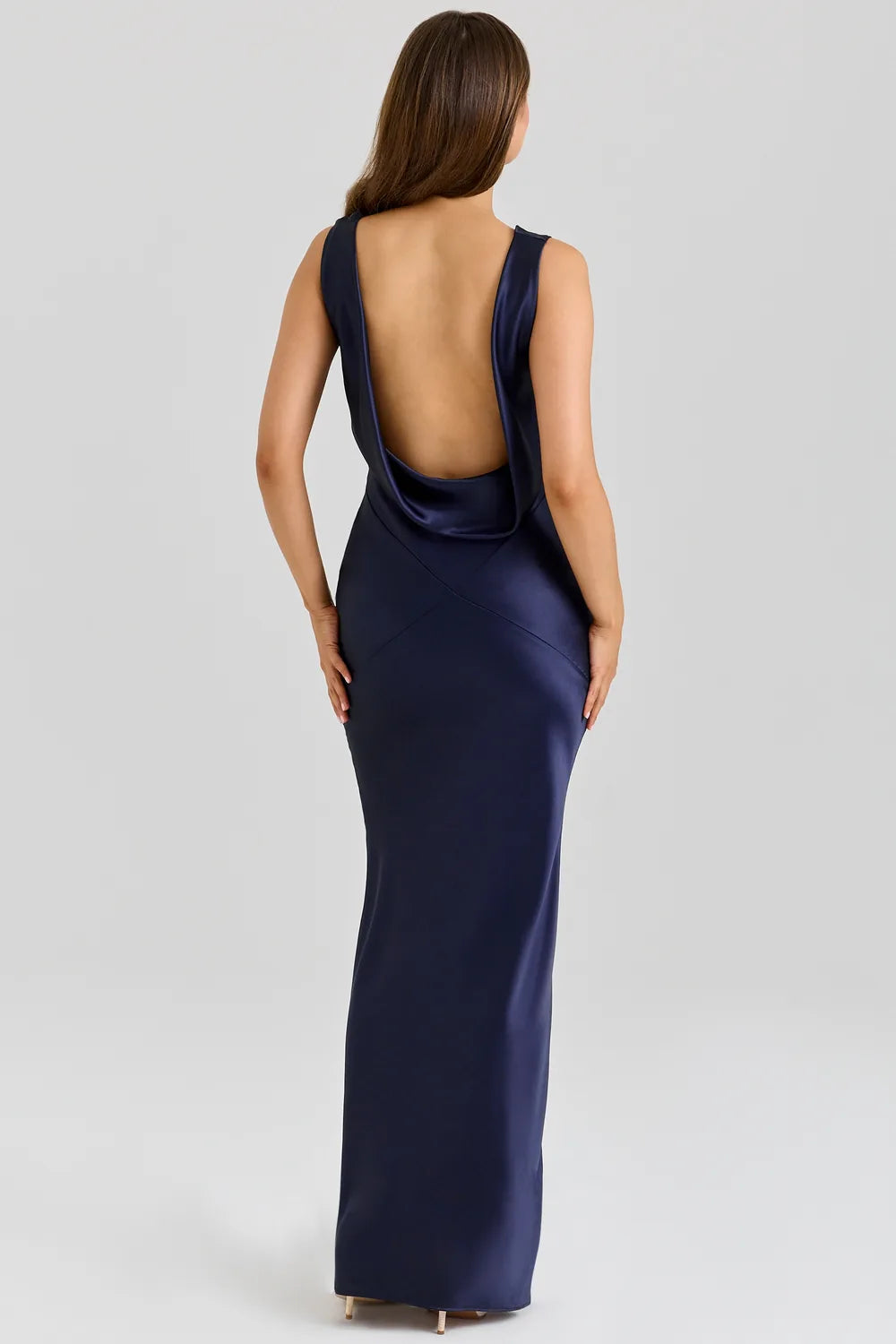Vestido Longo Acetinado Samira
