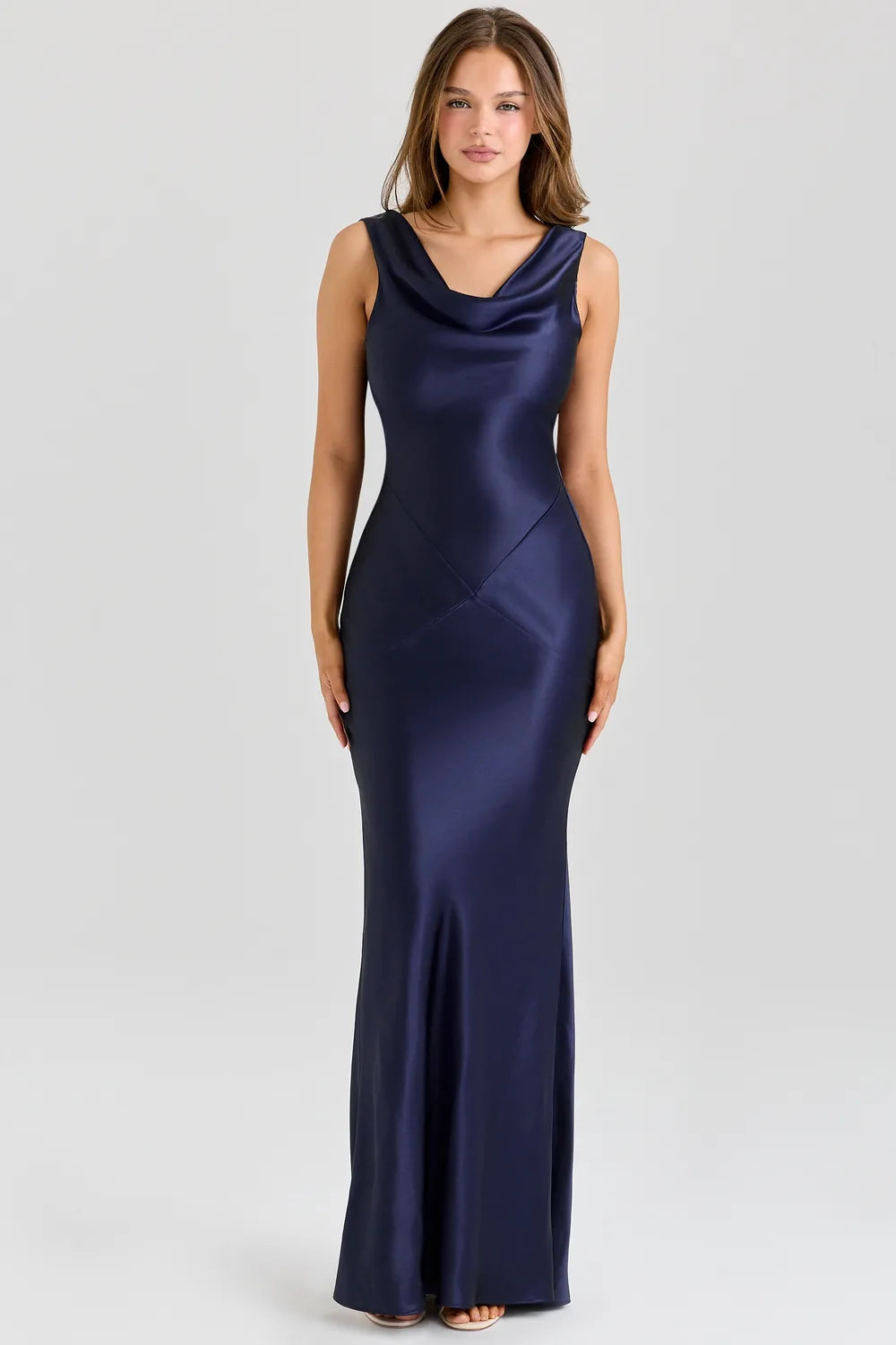 Vestido Longo Acetinado Samira