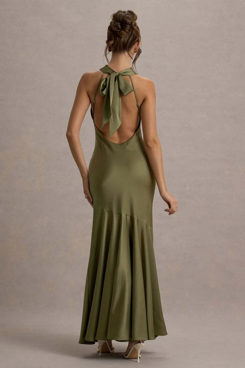 Vestido Longo Acetinado Saylor