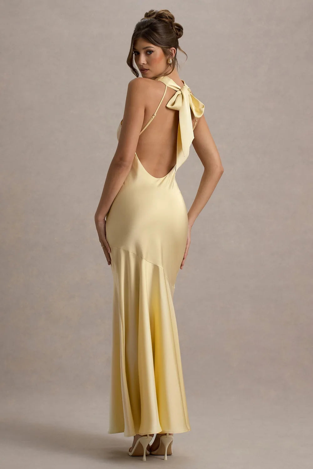 Vestido Longo Acetinado Saylor