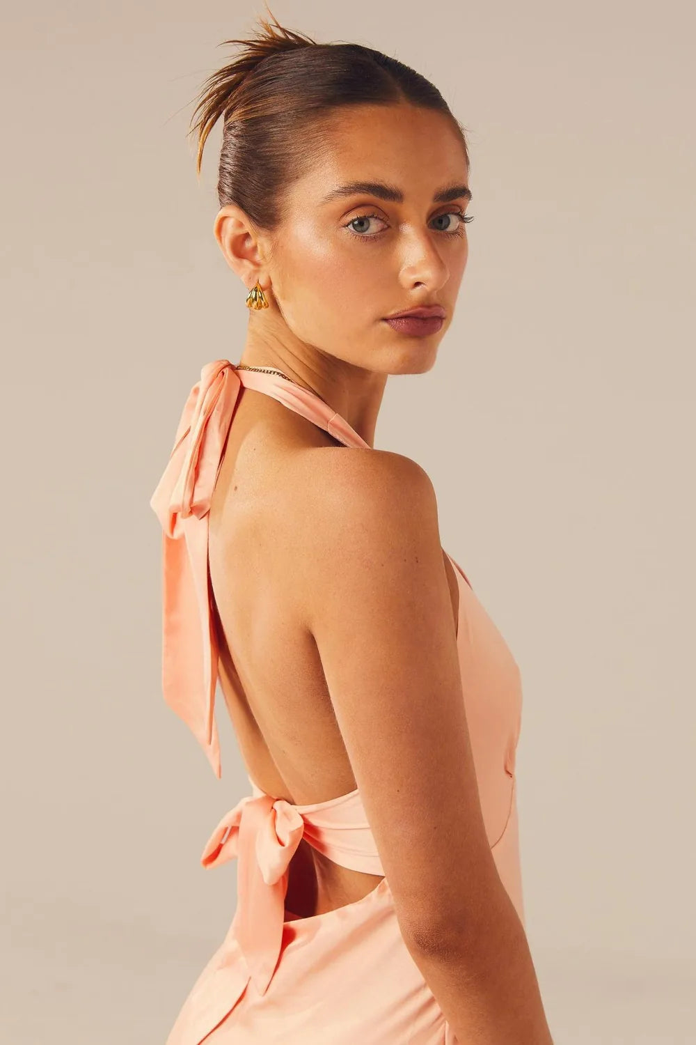 Vestido Longo Acetinado Santini