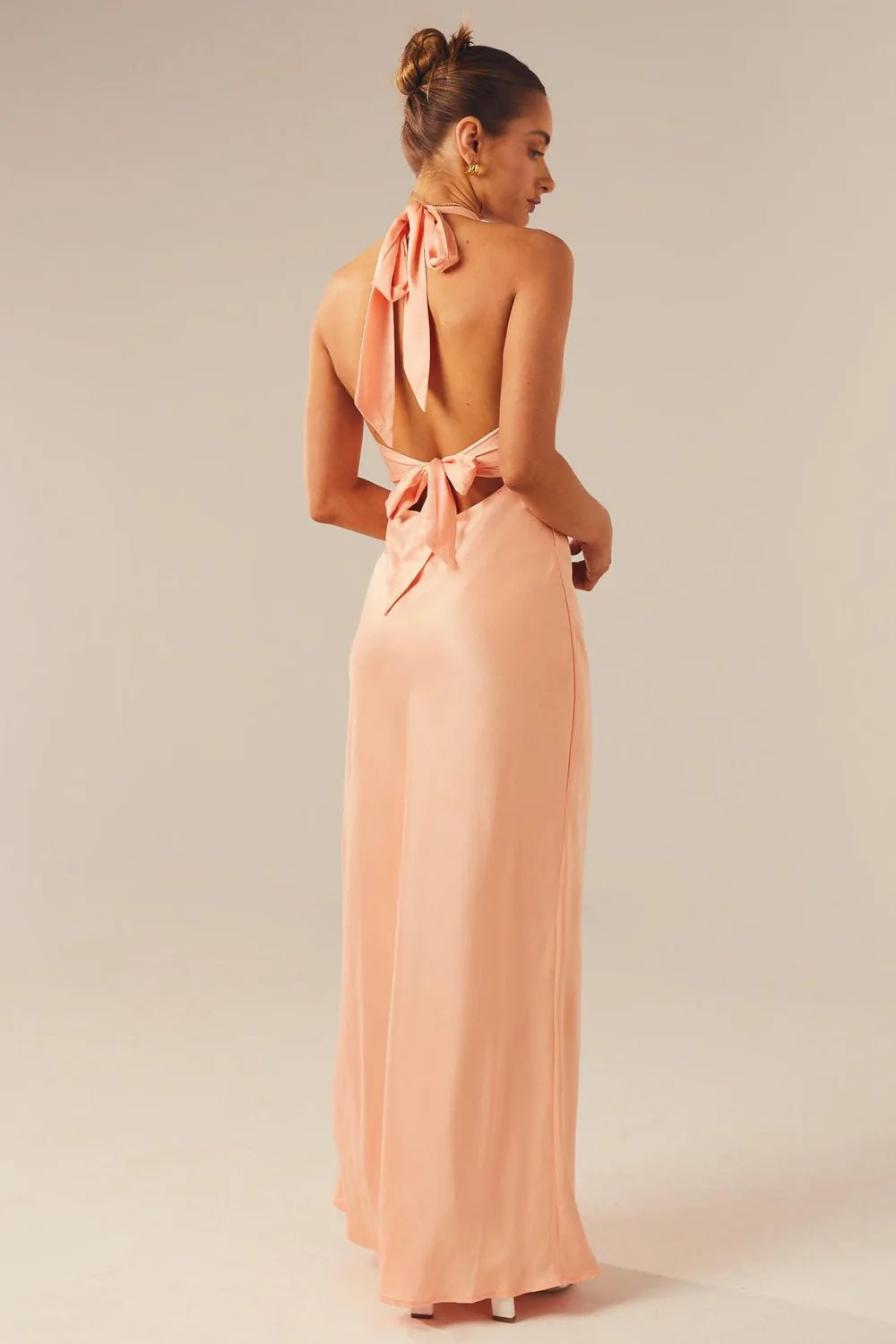 Vestido Longo Acetinado Santini
