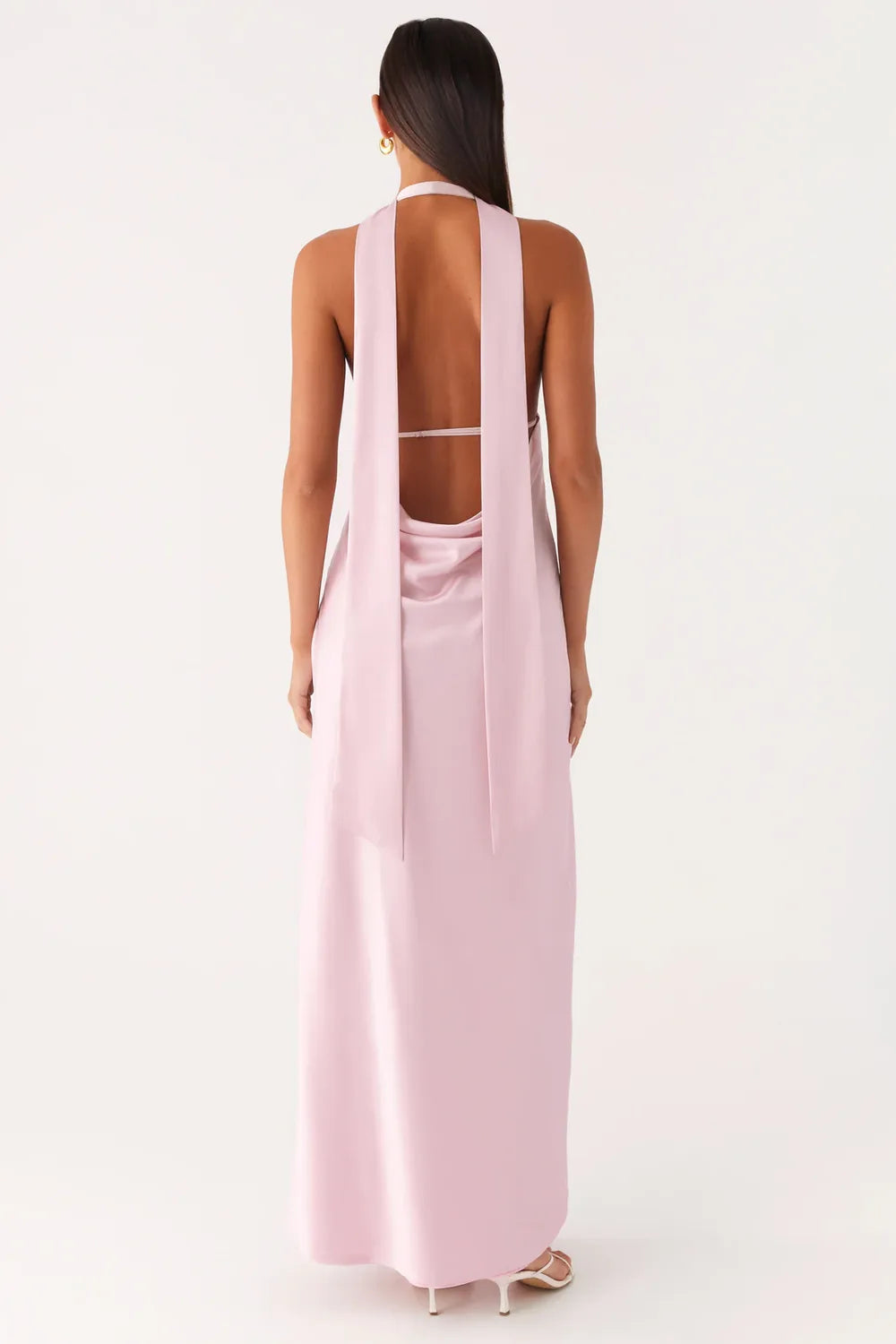 Vestido Longo Acetinado Cammy