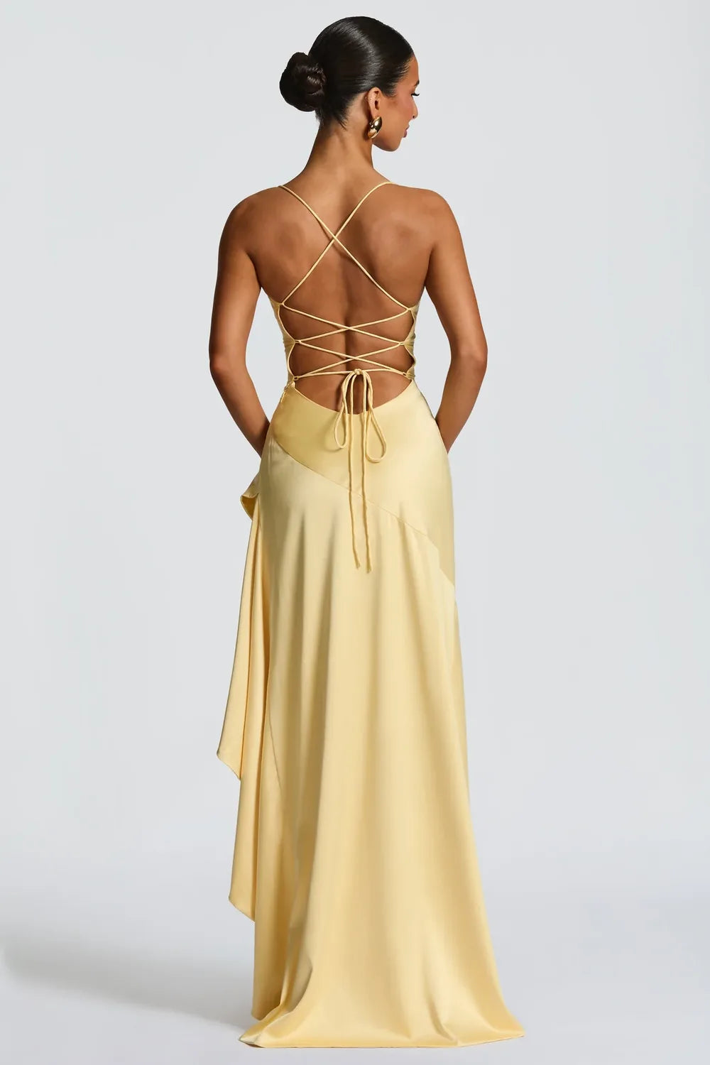 Vestido Longo Acetinado Solana