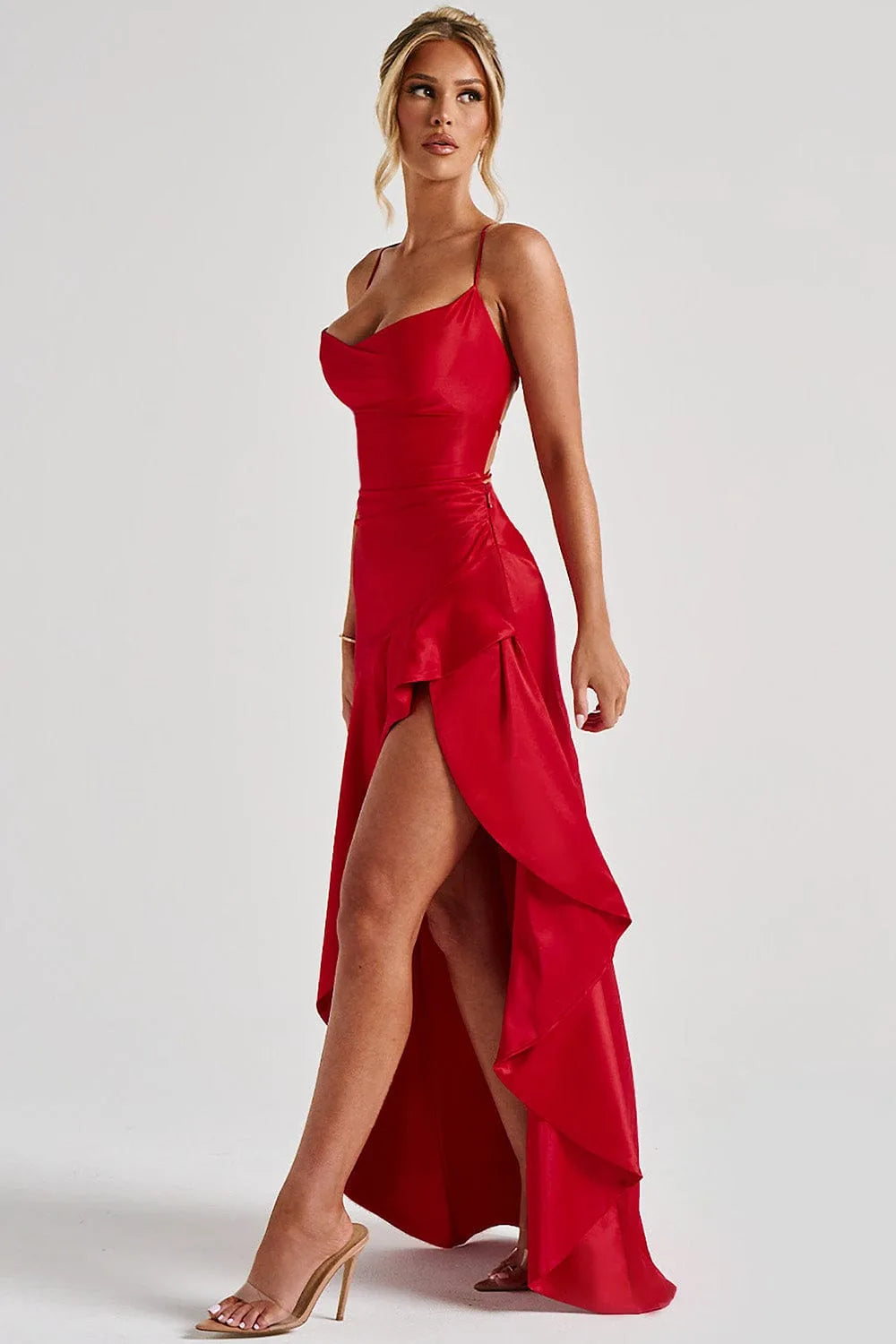 Vestido Longo Acetinado Solana