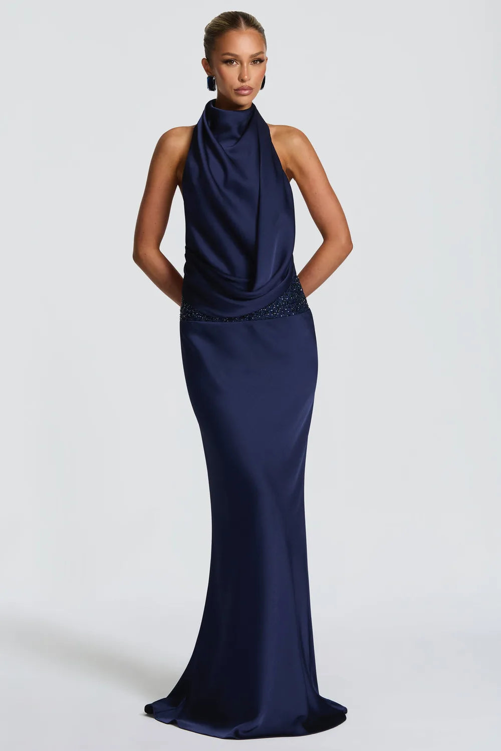 Vestido Longo Acetinado Lauren