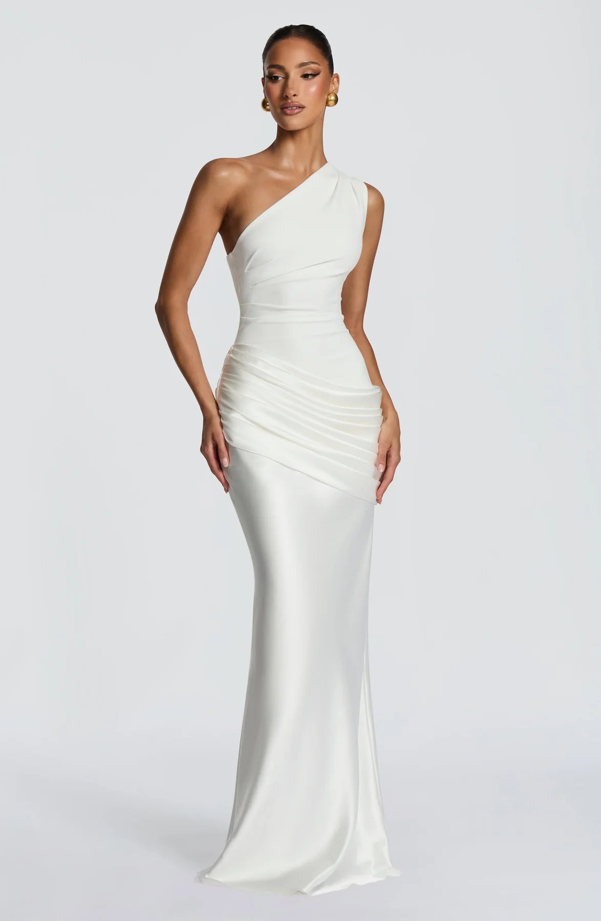 Vestido Longo Acetinado Cordelia