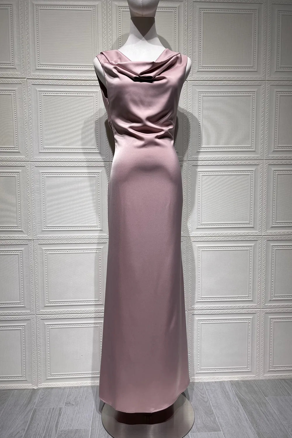 Vestido Longo Acetinado Romera
