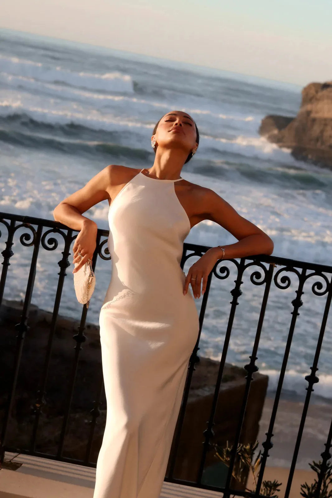 Vestido Longo Acetinado Pietra