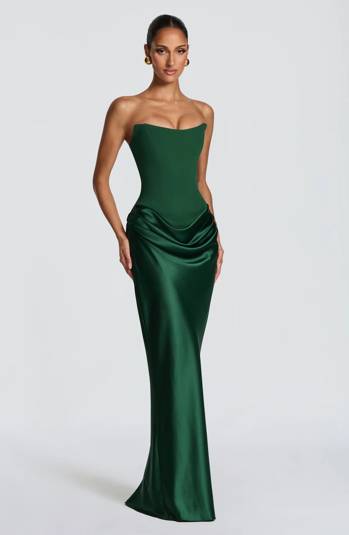 Vestido Longo Corset Tally