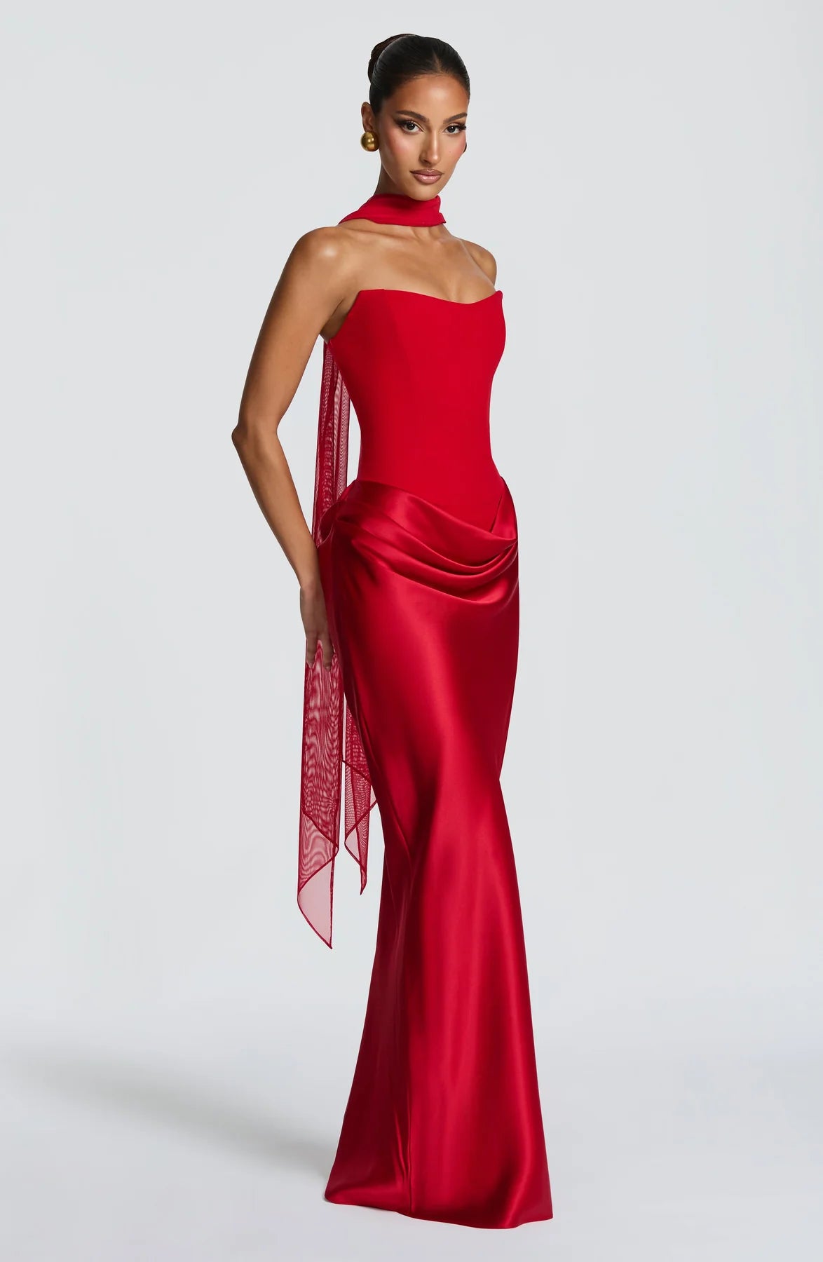 Vestido Longo Corset Tally