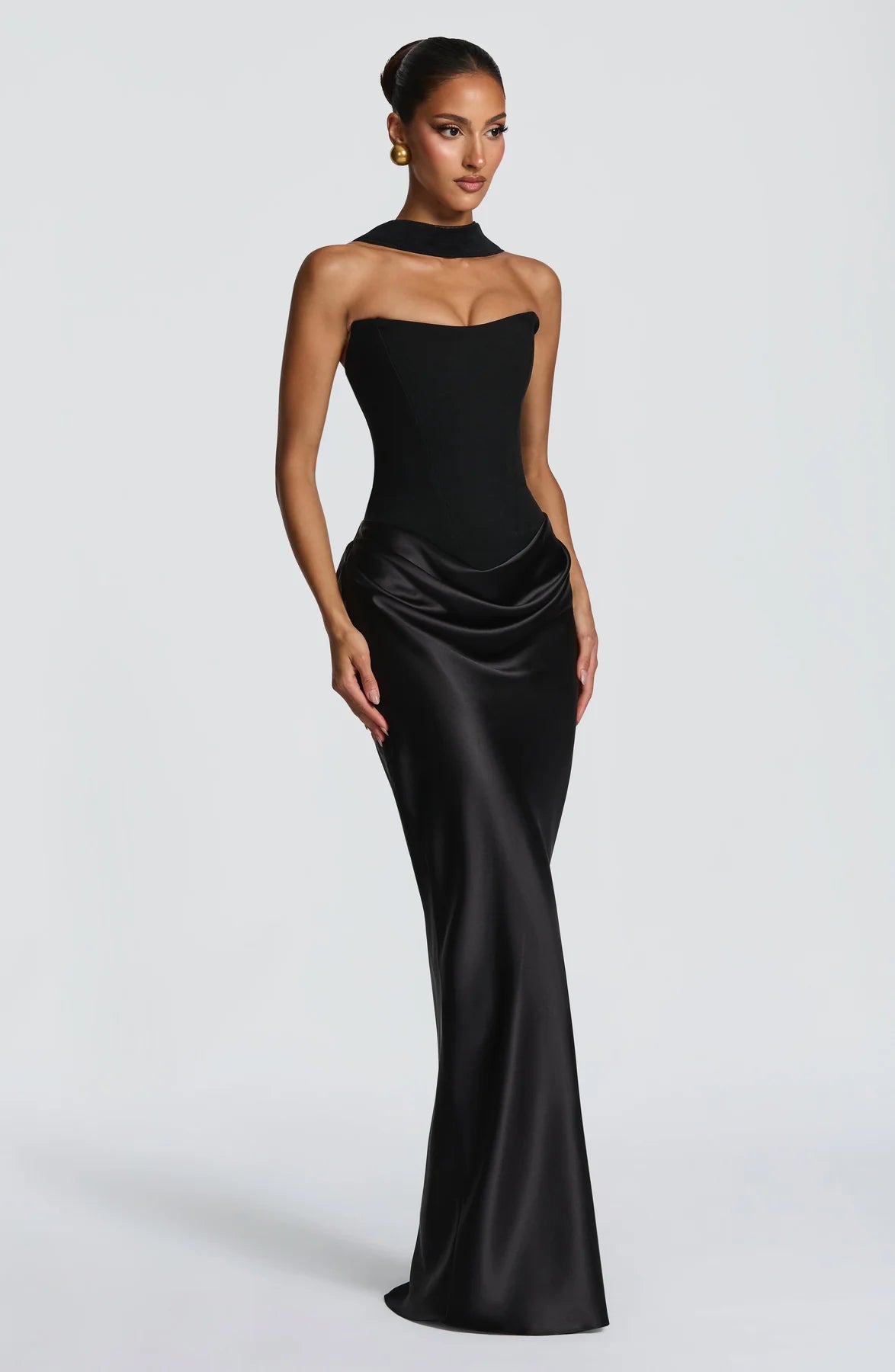 Vestido Longo Corset Tally