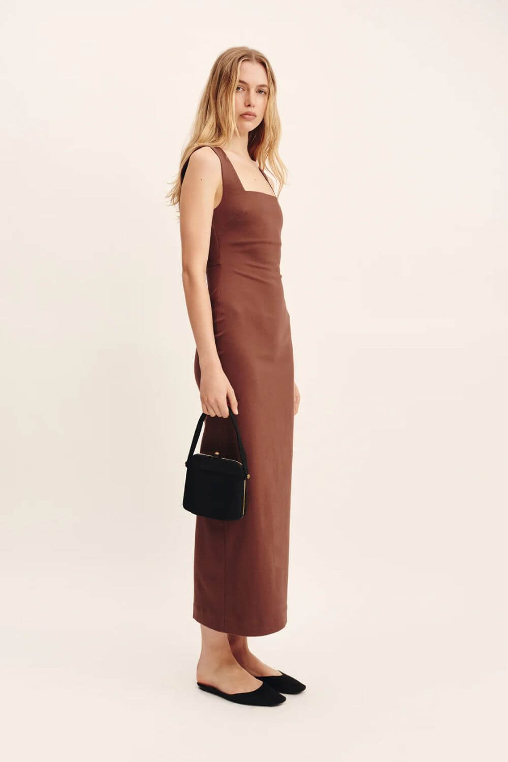 Vestido Midi em Linho Lívia