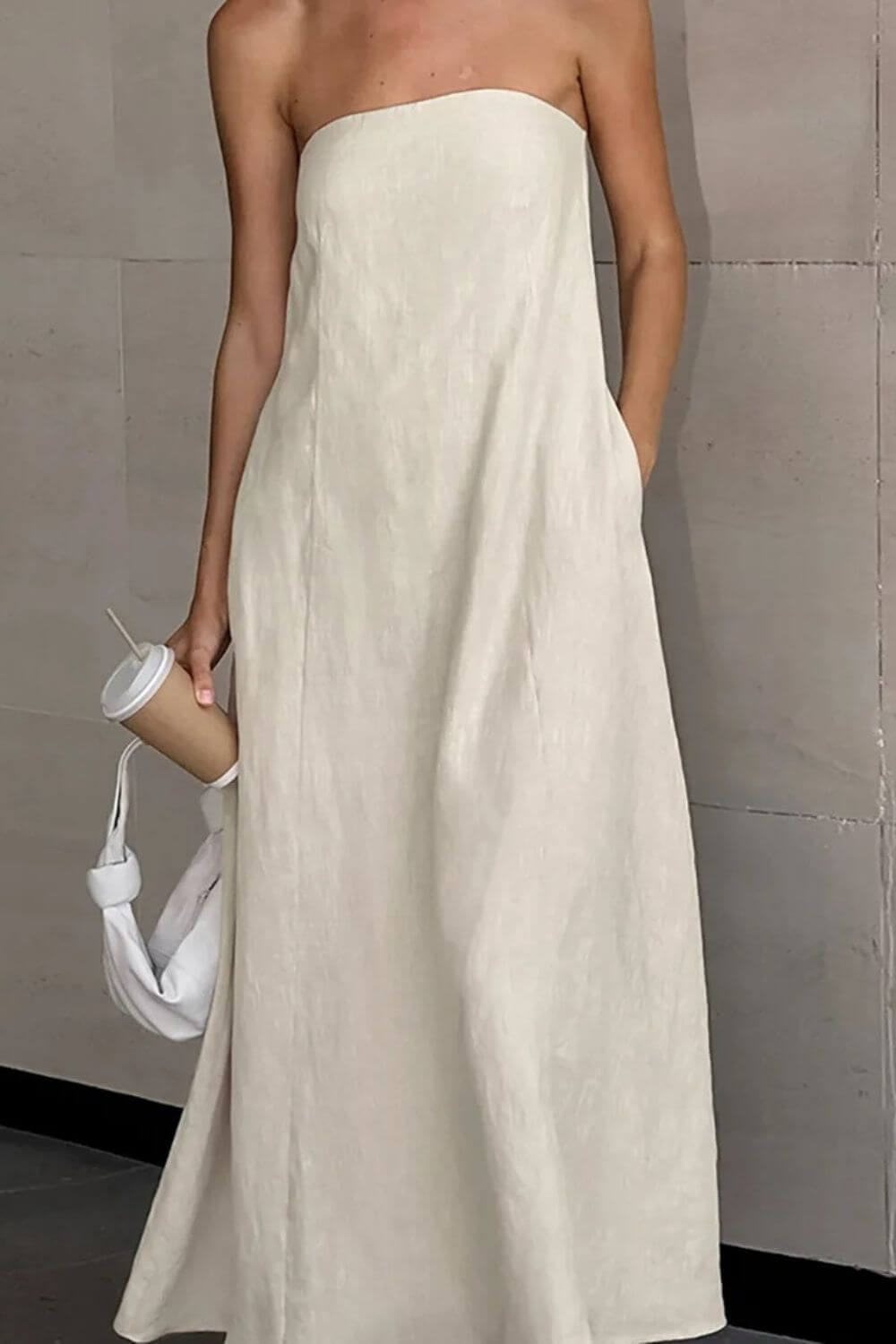Vestido Longo em Linho Sofia