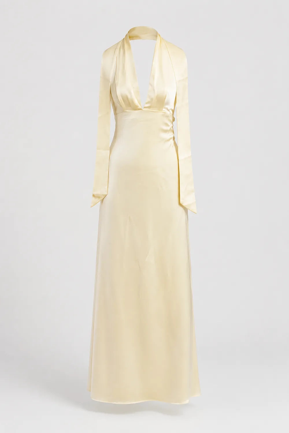 Vestido Longo Acetinado Cammy