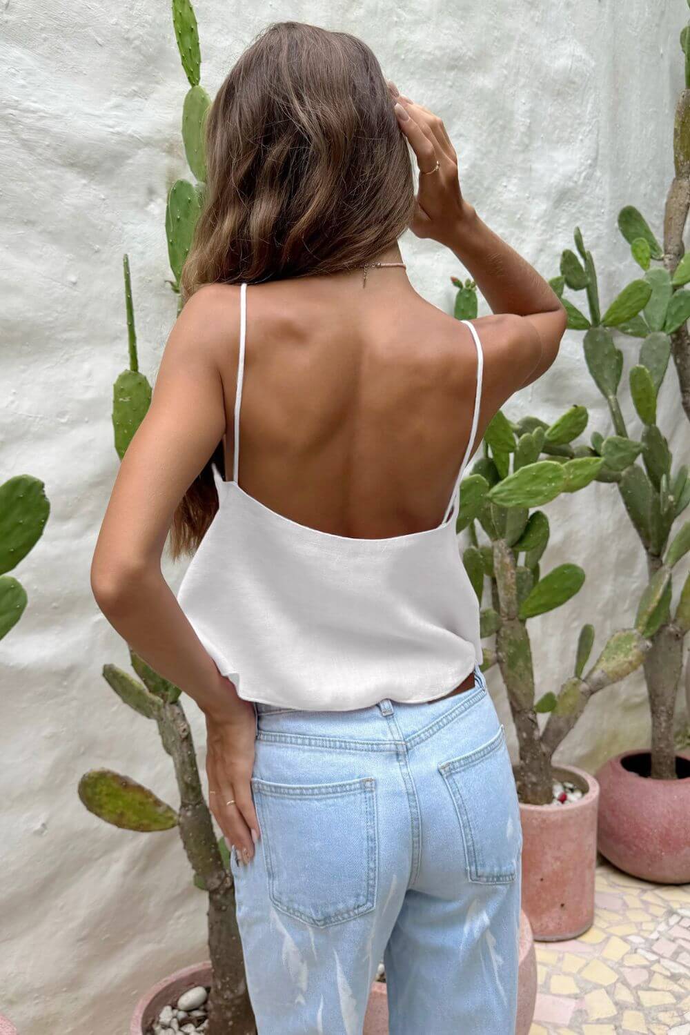 Blusa em Linho Nadine