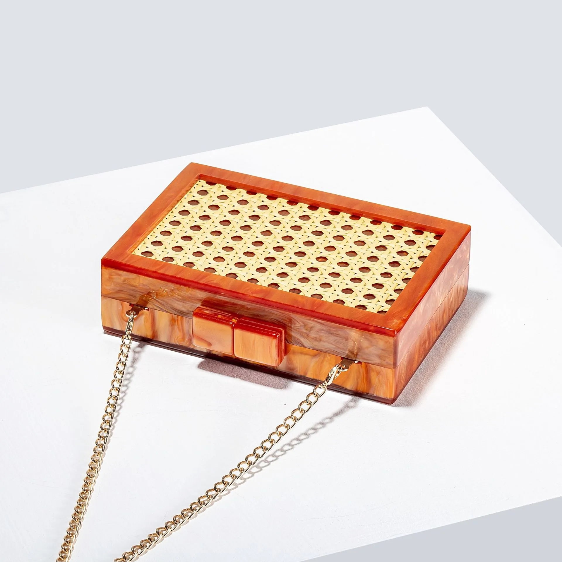 Bolsa Clutch Palha Rattan C06