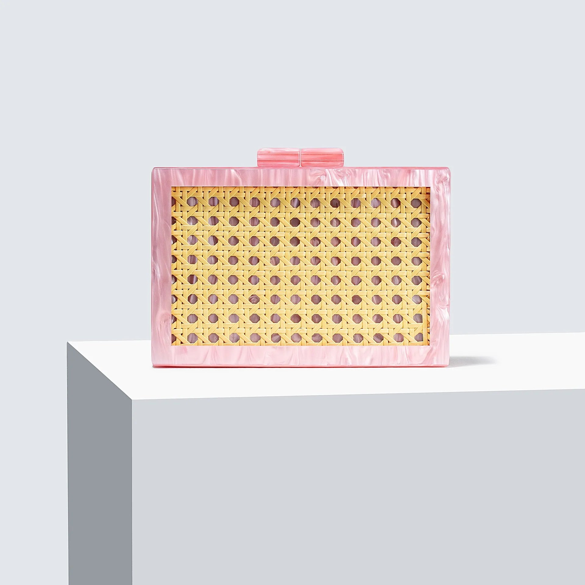Bolsa Clutch Palha Rattan C06