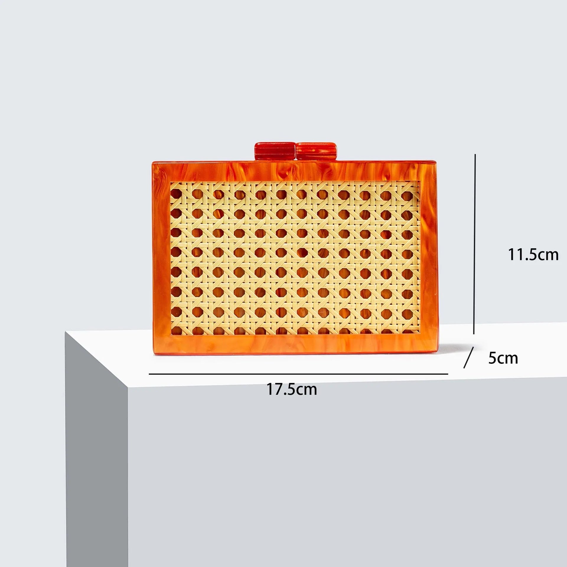 Bolsa Clutch Palha Rattan C06