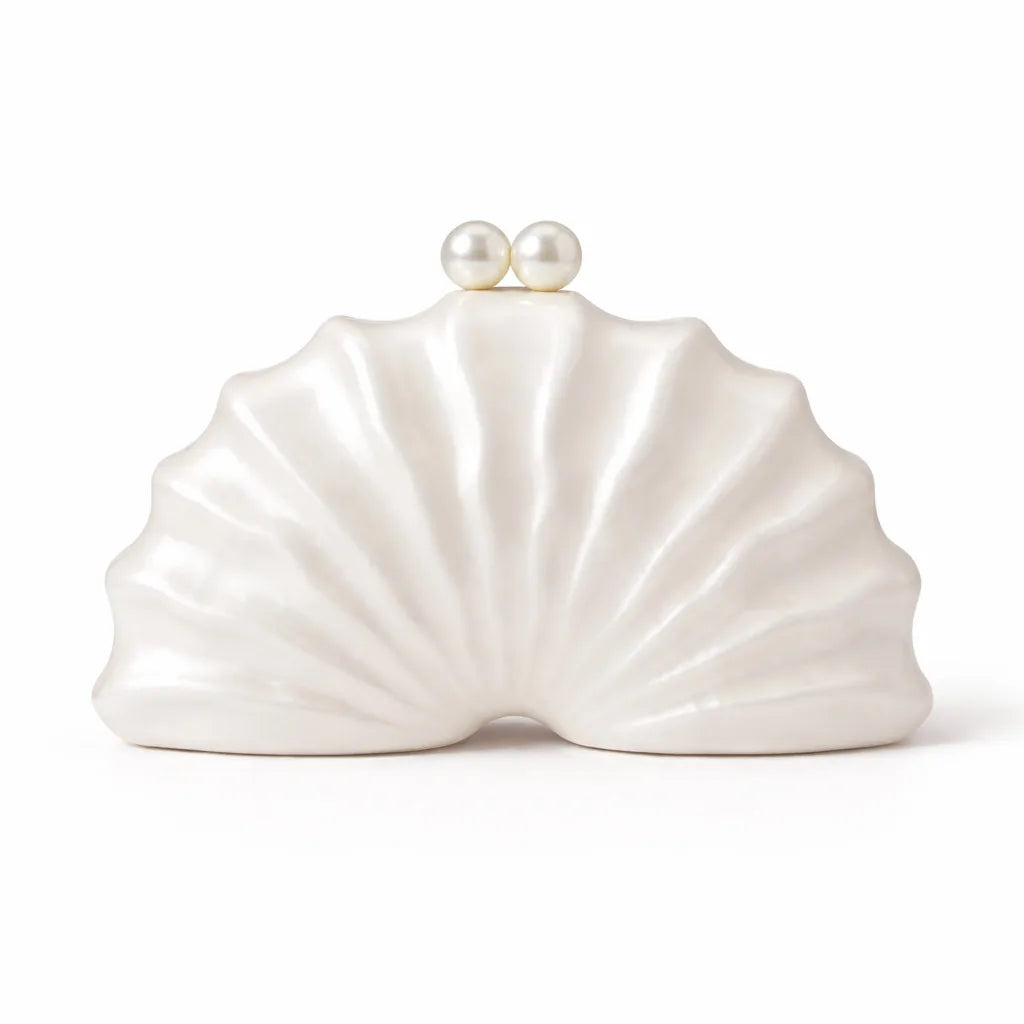 Bolsa Clutch Concha Perolado C01