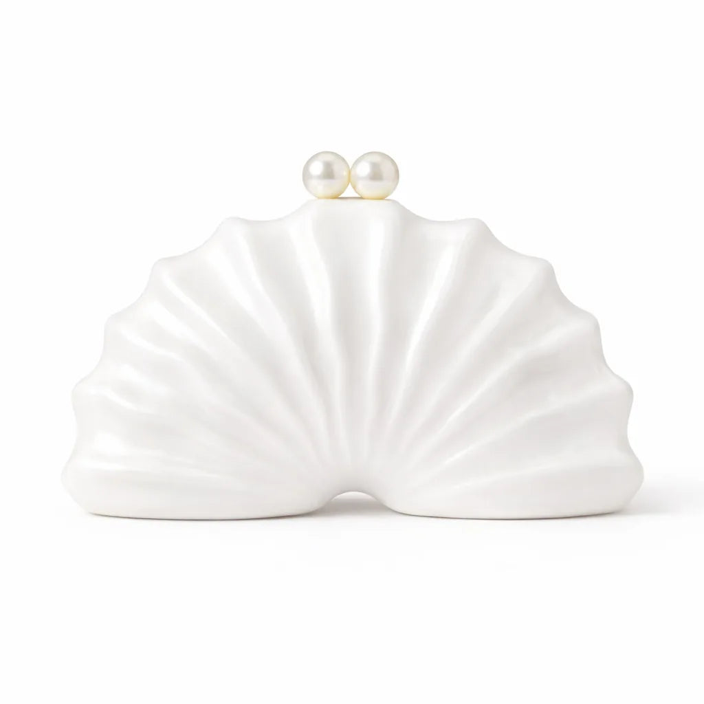 Bolsa Clutch Concha Perolado C01