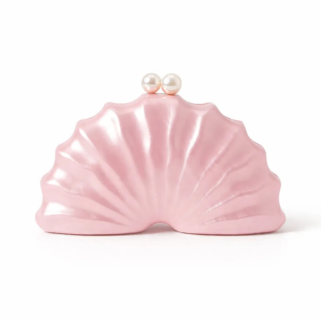 Bolsa Clutch Concha Perolado C01