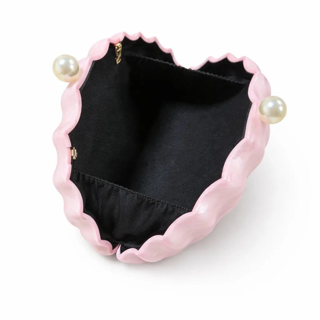 Bolsa Clutch Concha Perolado C01