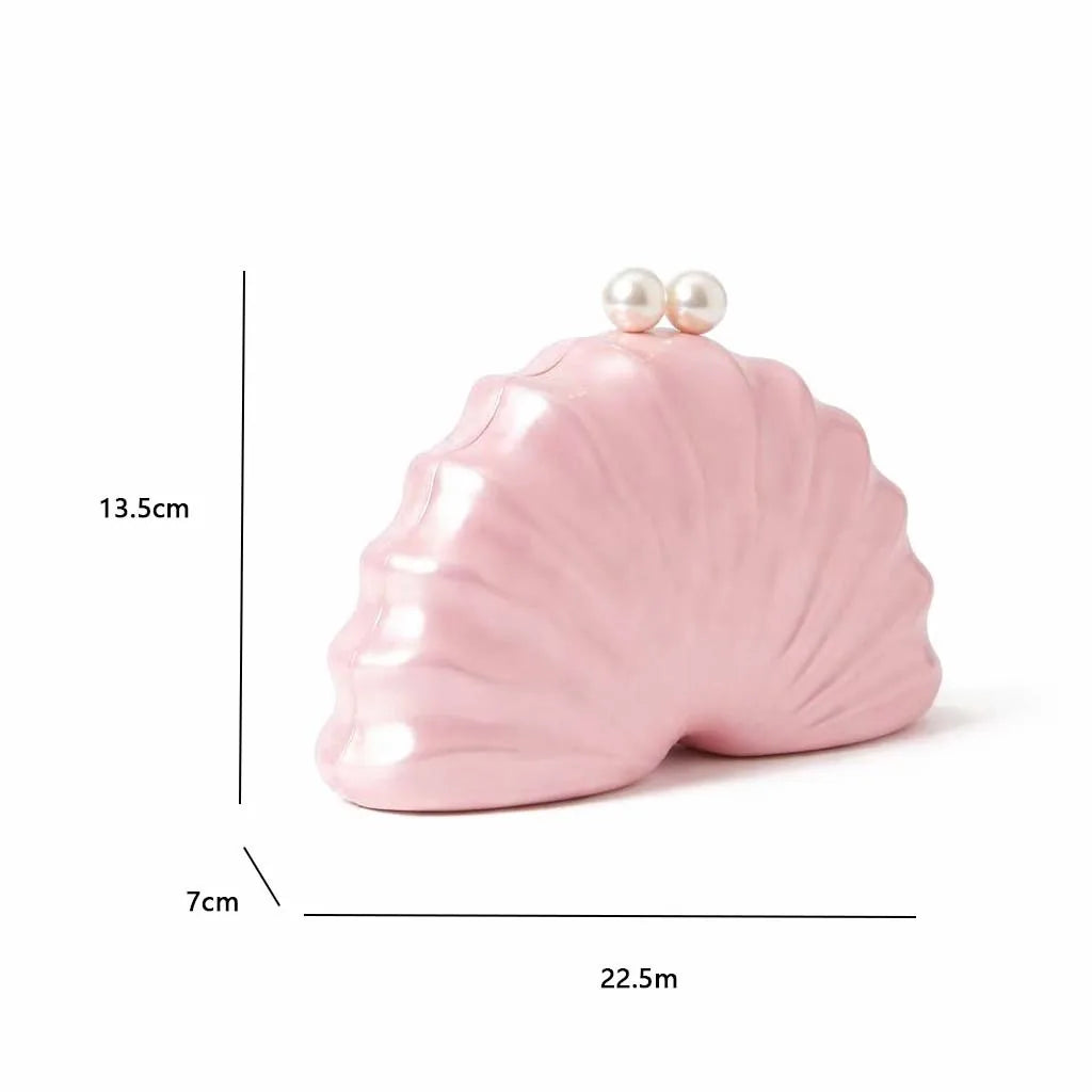 Bolsa Clutch Concha Perolado C01