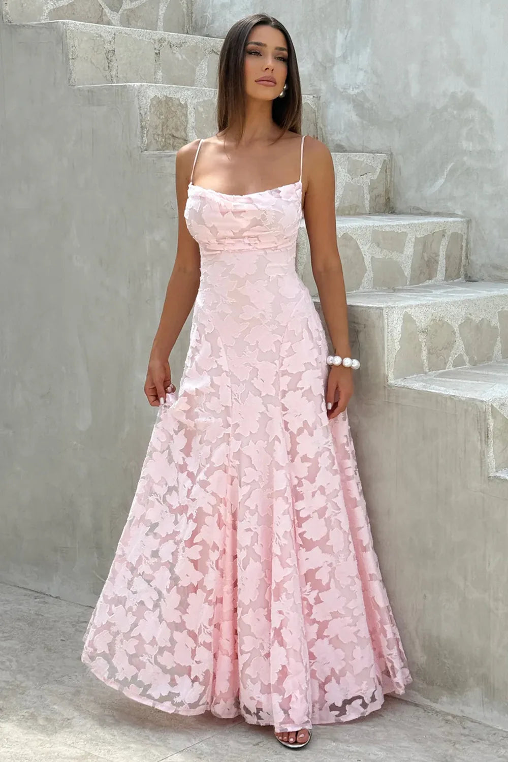 Vestido Longo em Renda Sinatra