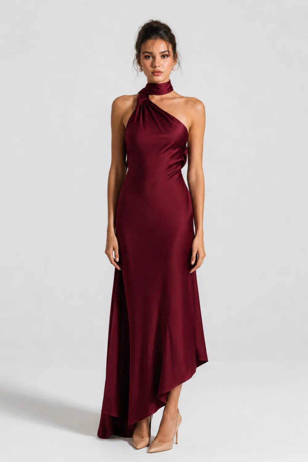 Vestido Longo Acetinado Germana