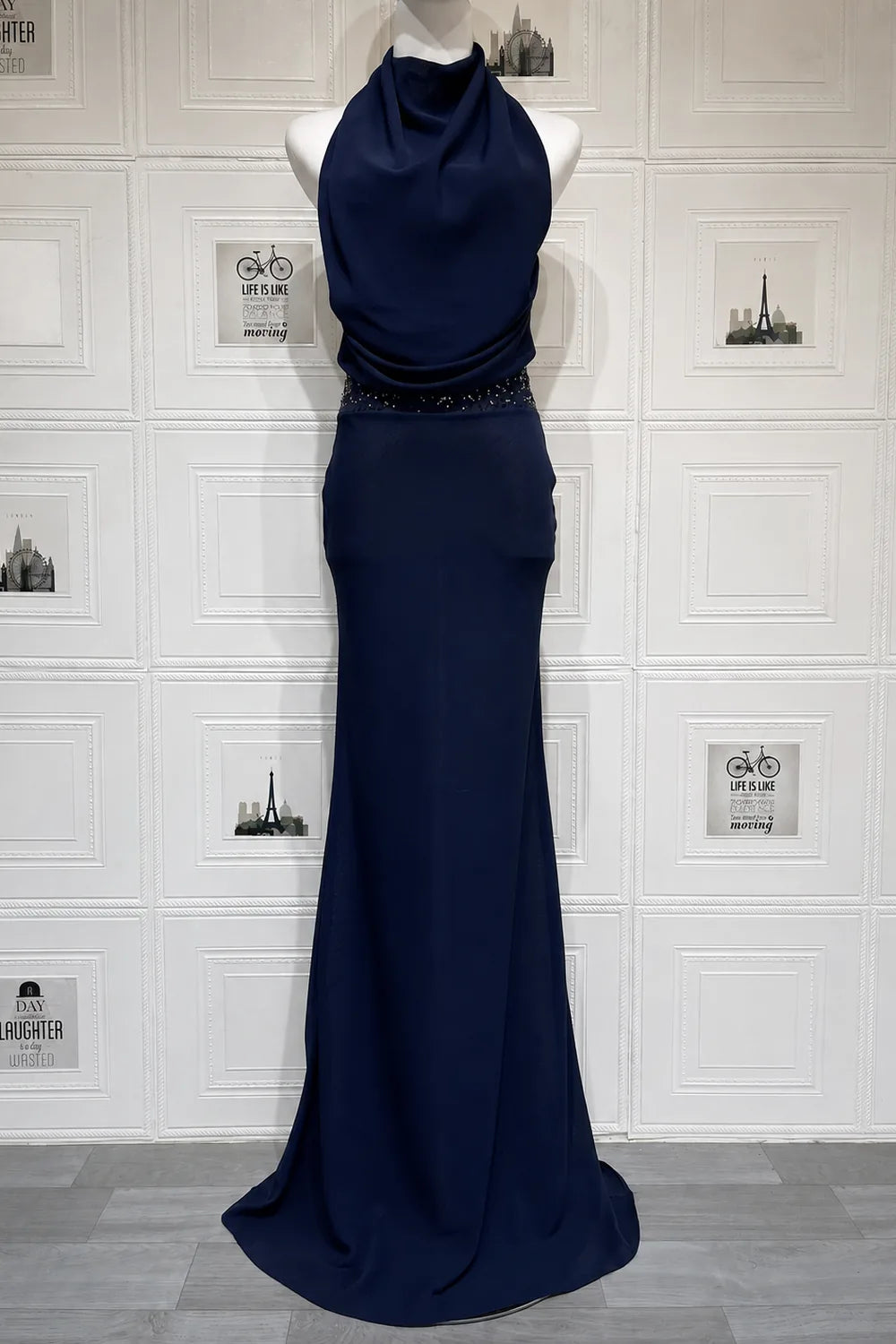 Vestido Longo Acetinado Lauren
