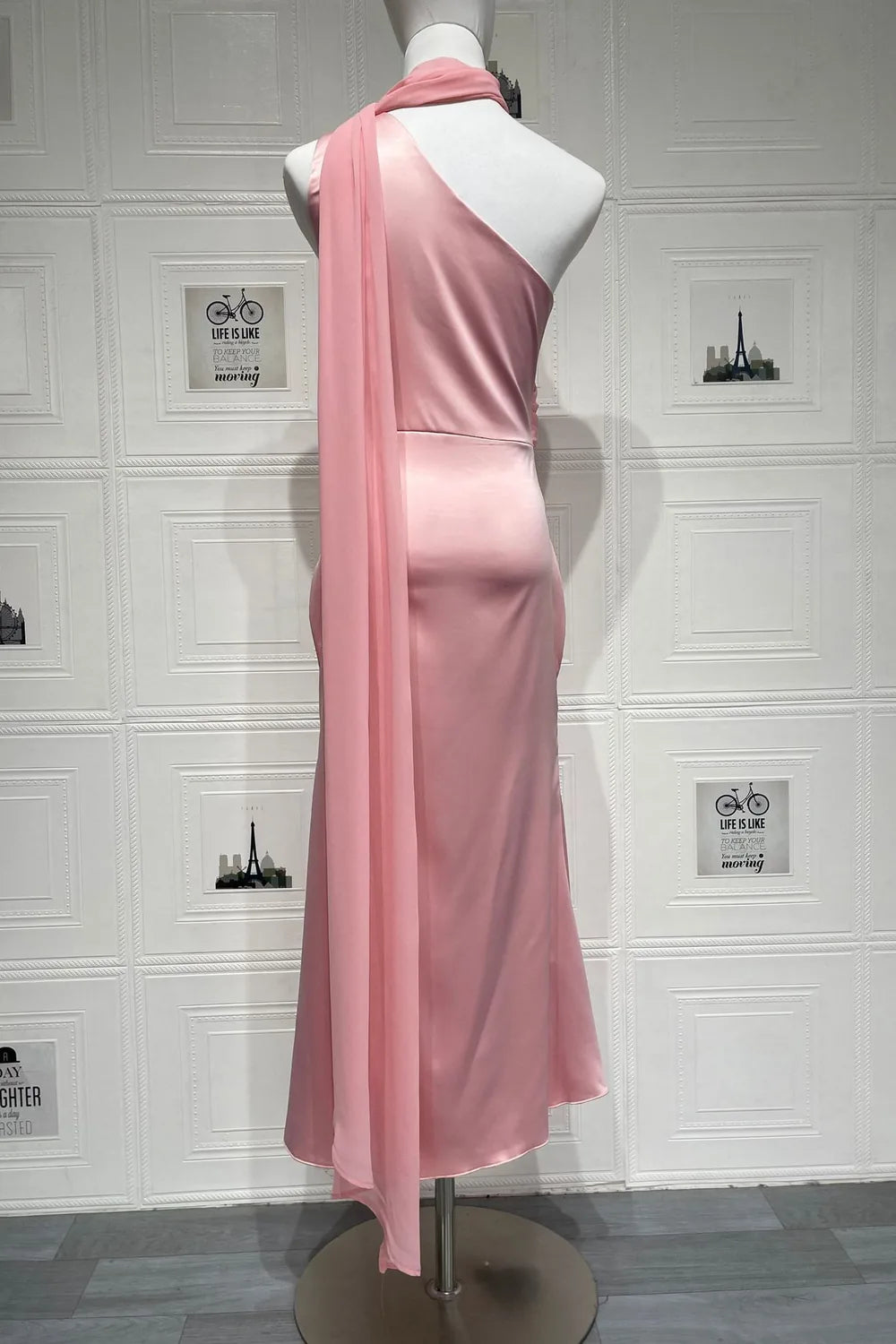 Vestido Midi Acetinado Lorenza