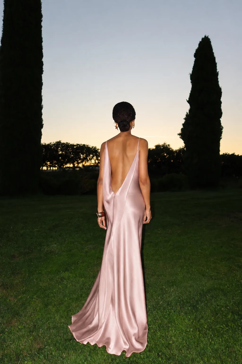 Vestido Longo Acetinado Mariah