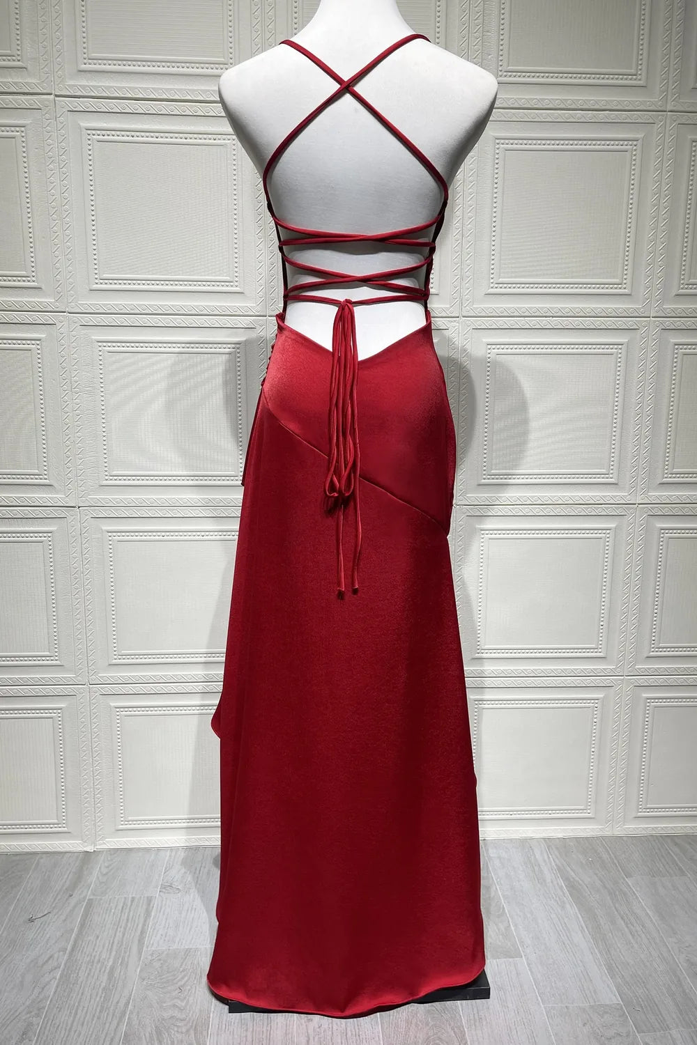 Vestido Longo Acetinado Solana