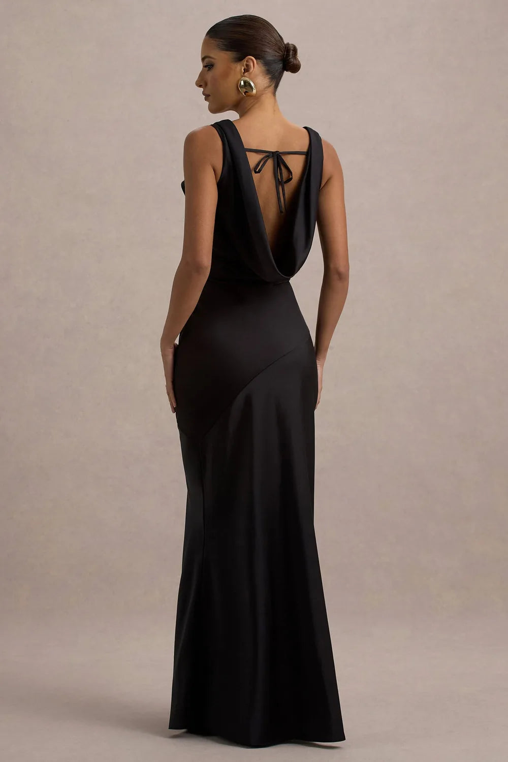 Vestido Longo Acetinado Liora