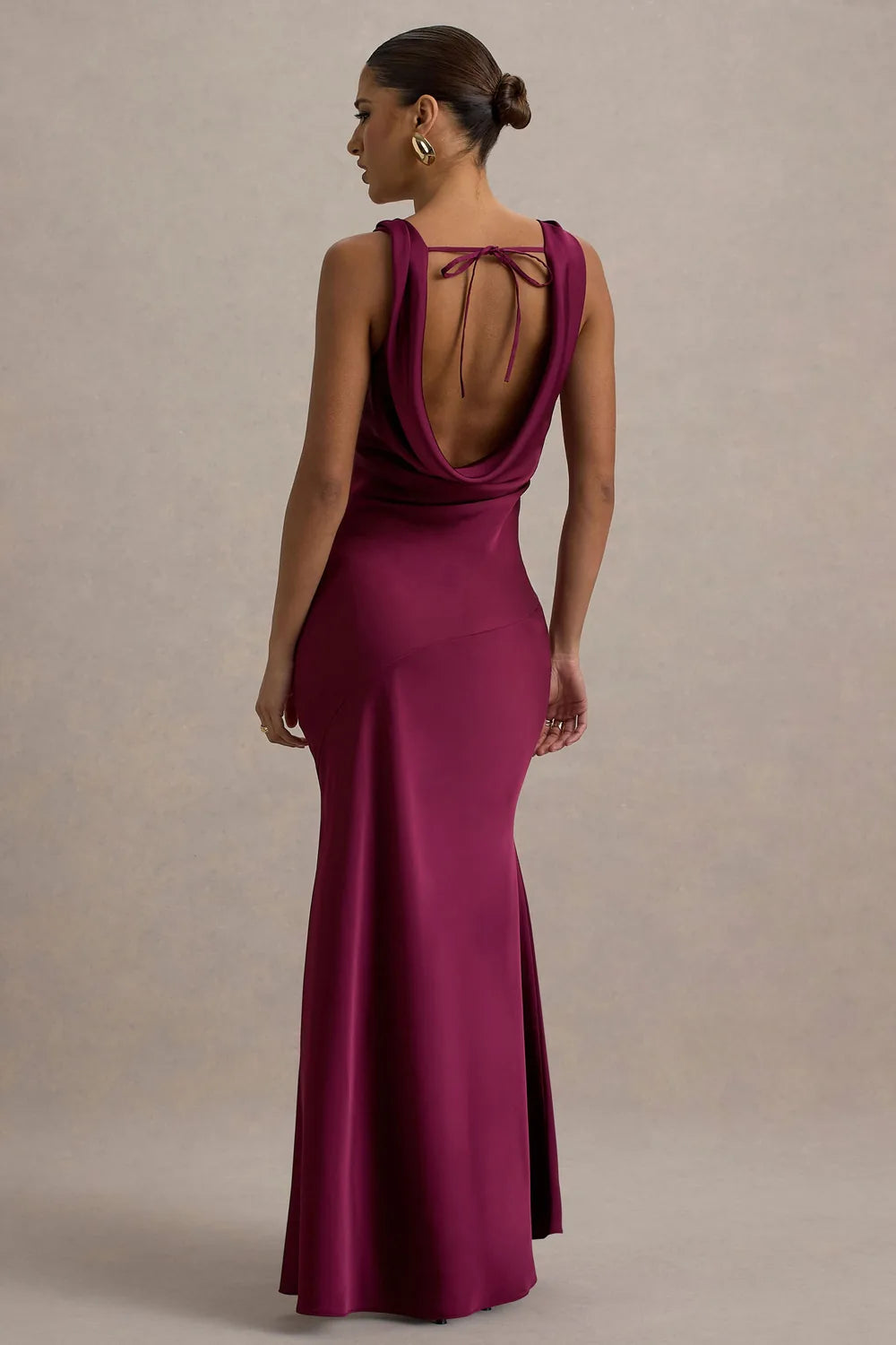 Vestido Longo Acetinado Liora
