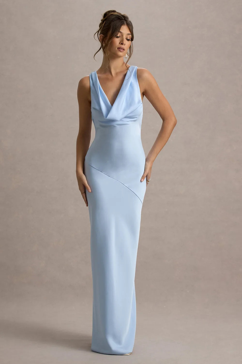 Vestido Longo Acetinado Liora